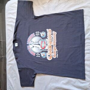 1993 Montreal Canadiens Champions Coupe Stanley T Shirt